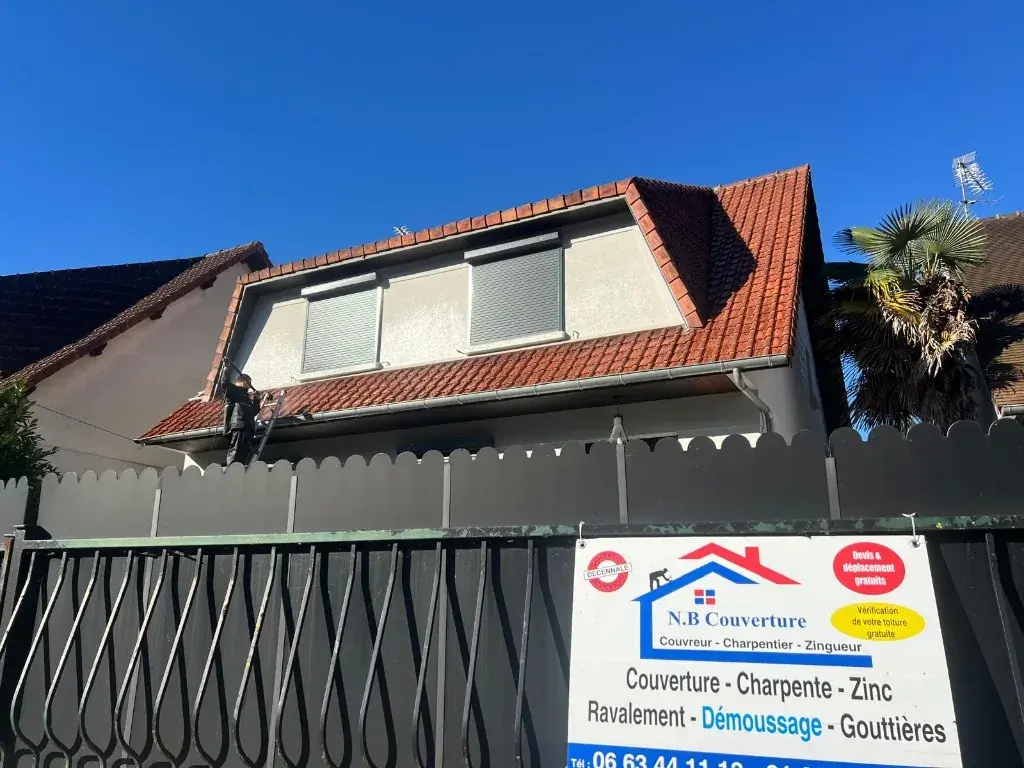 Rénovation toiture et ravalement - avant